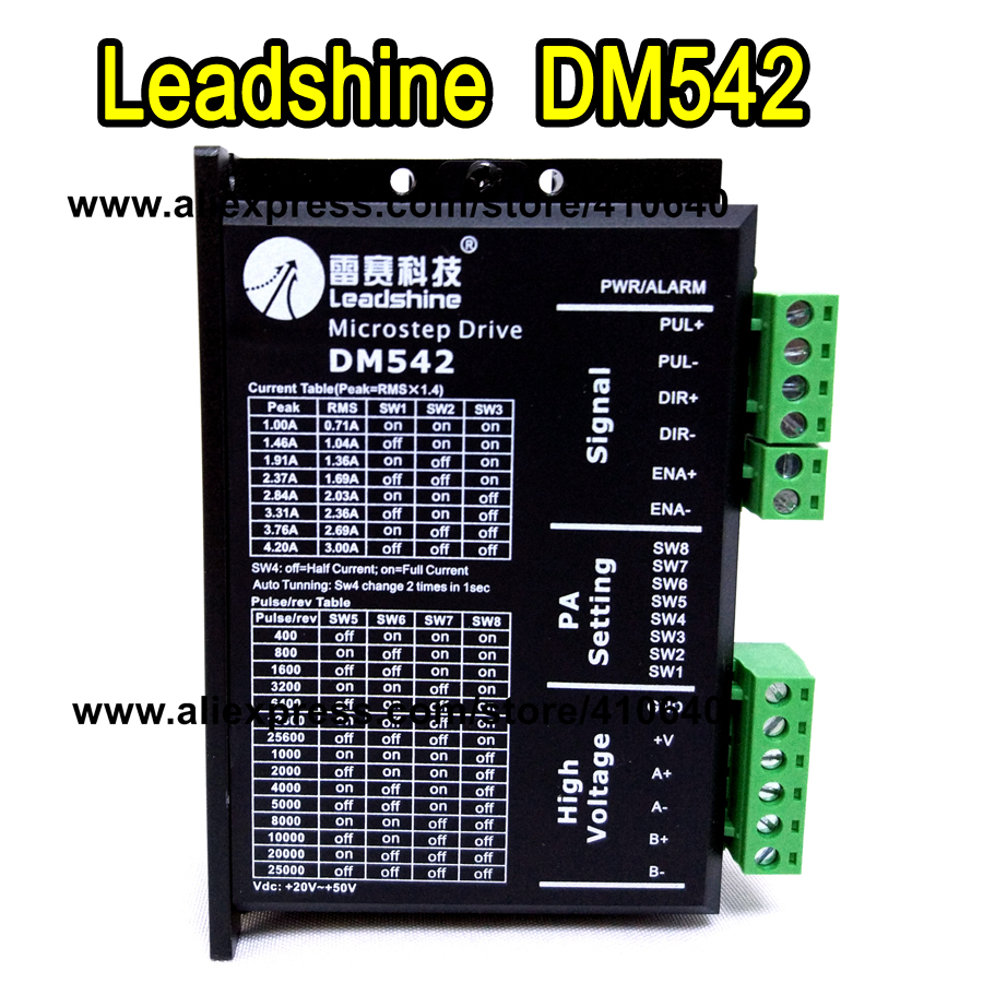 Leadshine DM542 ִ 48 VDC Է   ִ 4.2 A  ִ 2  DSP   ̺ ǰ!